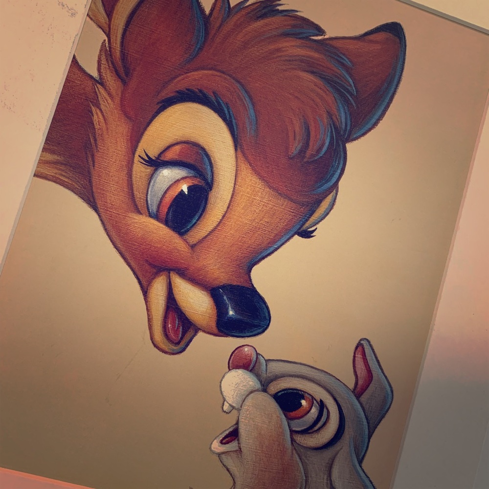 Bambi and thumper artwork